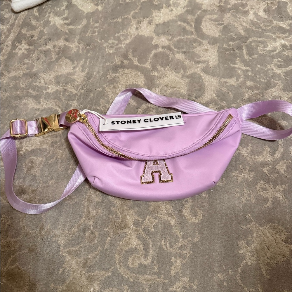 NWT Stoney Clover Lane Lavender Fanny pack with A patch